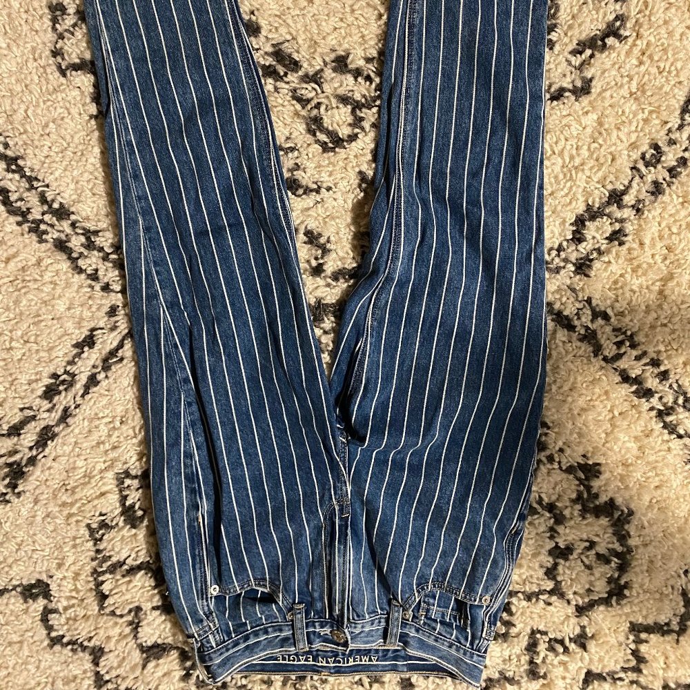 Stripped American Eagle Jeans